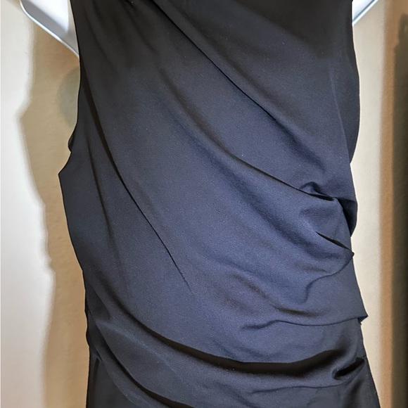 Helmut Lang dress. Black. Rusched waist. Lined with simple hem finish. S… - Picture 4 of 11